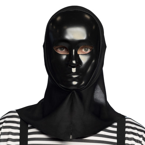 Boland Masker Mime met kap zwart