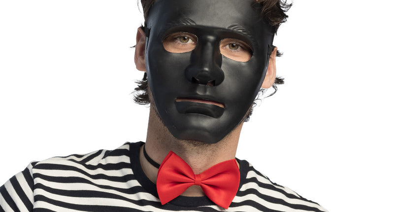 Boland Masker mime Theater zwart
