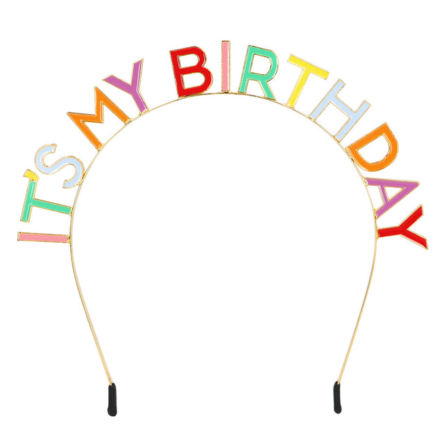 Boland Metalen diadeem 'It's my birthday'