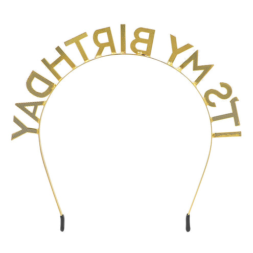 Boland Metalen diadeem 'It's my birthday'