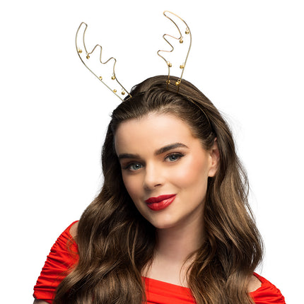 Boland Metalen diadeem Jingle reindeer