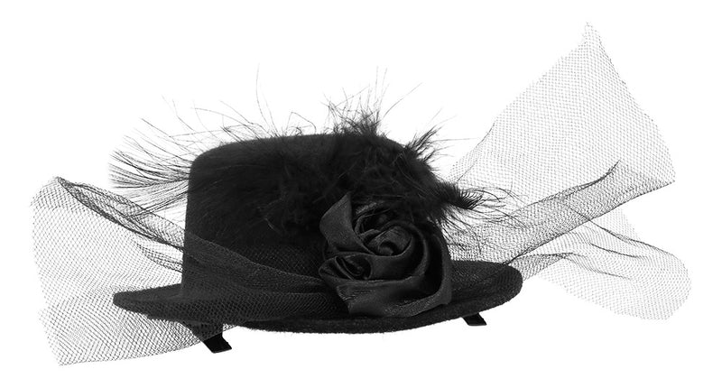 Boland Mini hoedje Nicolette zwart