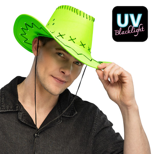Boland Neon cowboyhoed Savanne neongroen (UV)