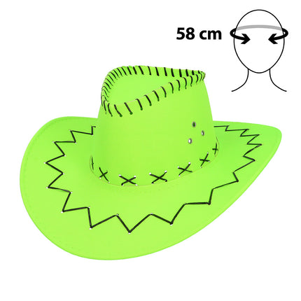 Boland Neon cowboyhoed Savanne neongroen (UV)