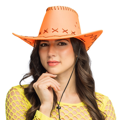 Boland Neon cowboyhoed Savanne neonoranje (UV)