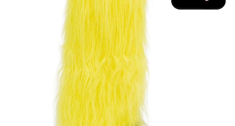 Boland Neongele beenwarmers Rave dames (UV, eenheidsmaat)
