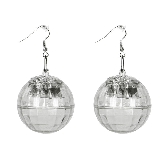 Boland Paar LED oorbellen Discobal