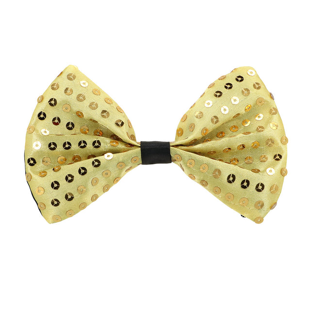 Boland Pailletten vest met strik Set Spangles goud