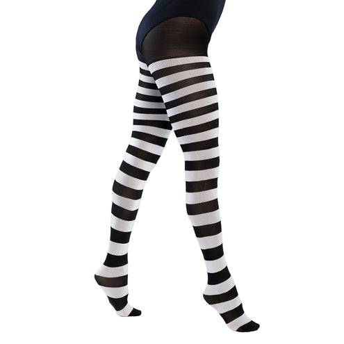 Boland Panty Gestreept zwart/wit