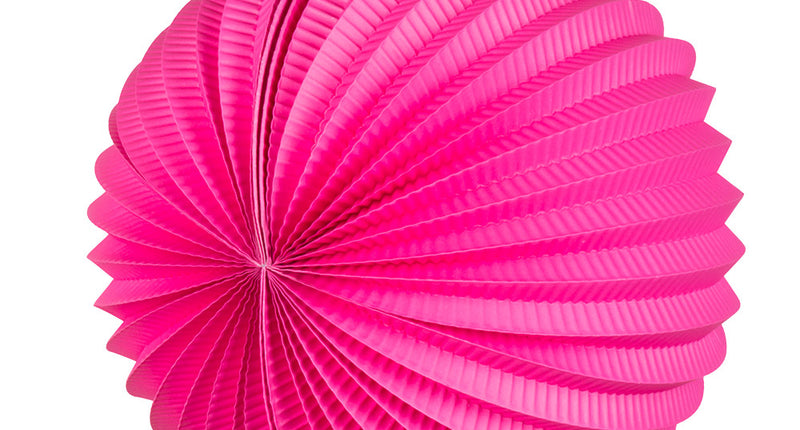 Boland Papieren ballonlampion roze