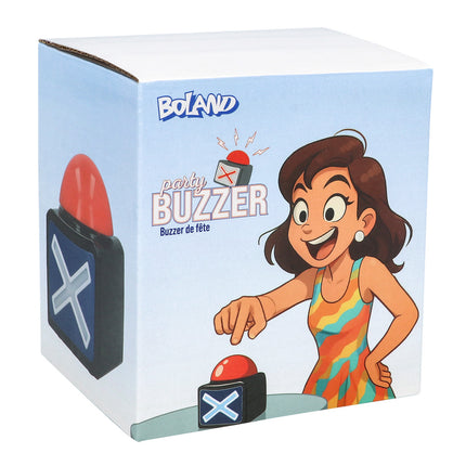 Boland Party buzzer met geluid (quizknop)