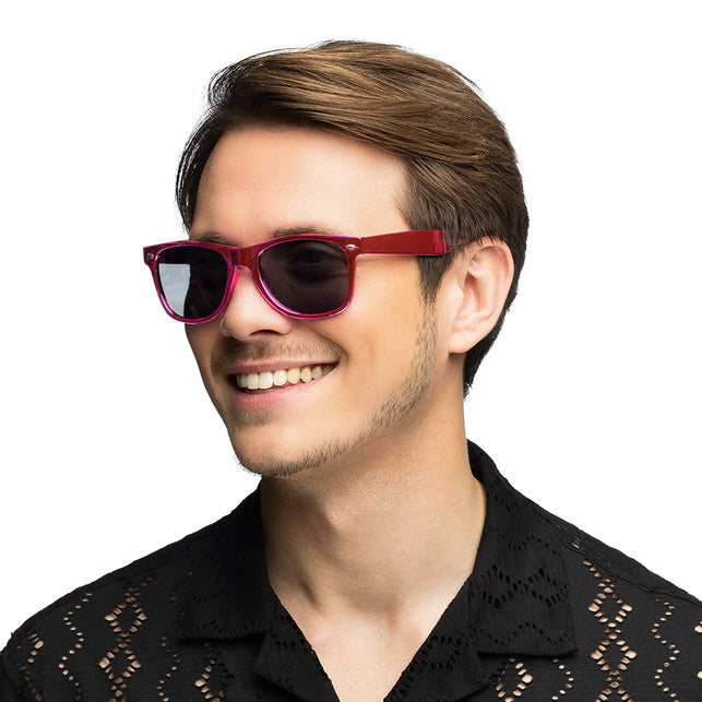 Boland Partybril Metallic roze