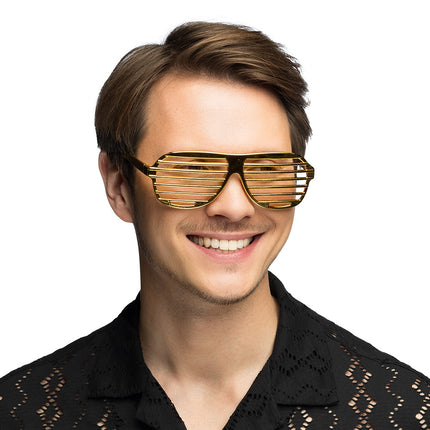 Boland Partybril Omnia gouden luikjes