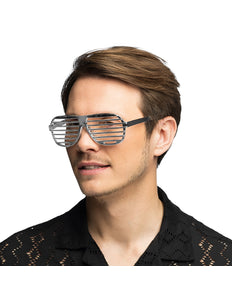 Boland Partybril Omnia zilveren luikjes