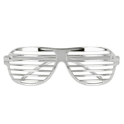 Boland Partybril Omnia zilveren luikjes