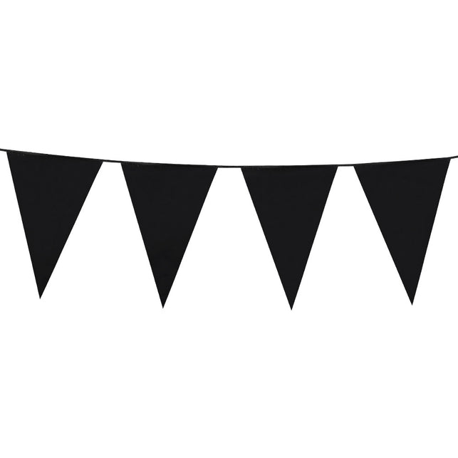 Boland PE reuzenvlaggenlijn zwart