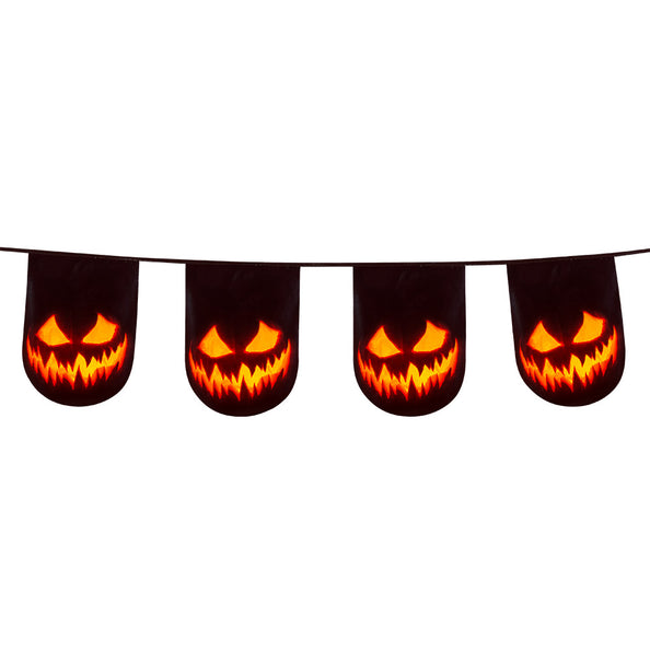 Boland PE vlaggenlijn Creepy pumpkin