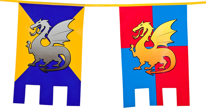 Boland PE vlaggenlijn Knights & dragons