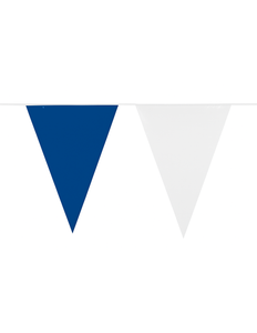 Boland PE vlaggenlijn wit/blauw