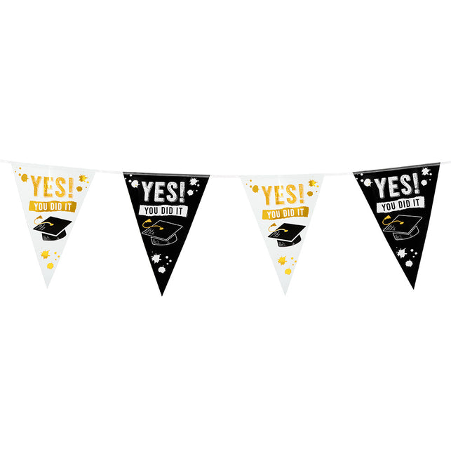 Boland PE vlaggenlijn 'Yes you did it'