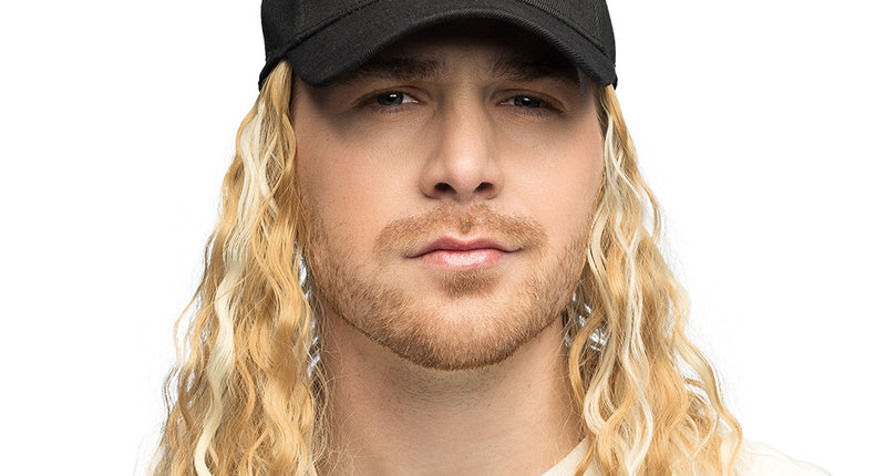 Boland Pet Casey met pruik zwart/blond