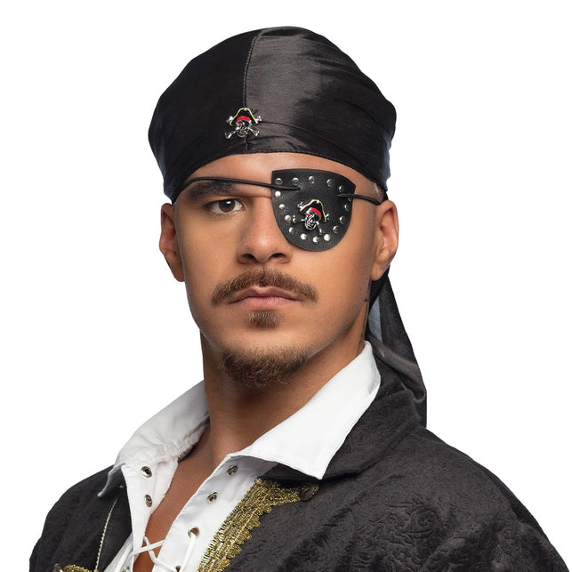 Boland Piraten hoofddoek met ooglapje