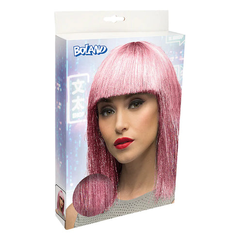 Boland Pruik Crazy roze