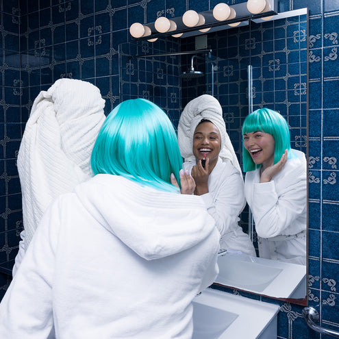 Boland Pruik Djamilla azure blue