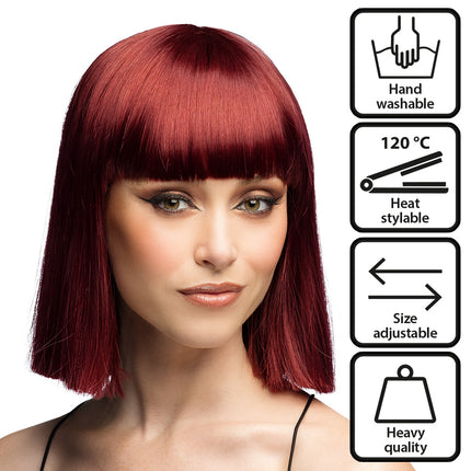 Boland Pruik Djamilla sienna brown