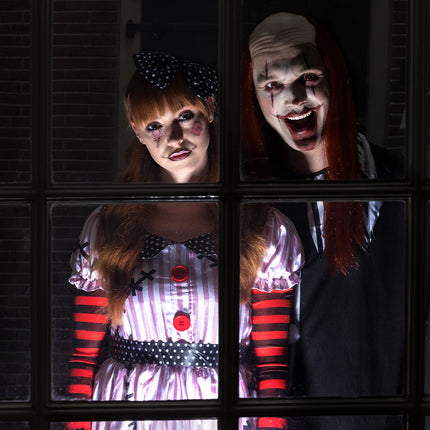 Boland Pruik Killer clown kaal hoofd