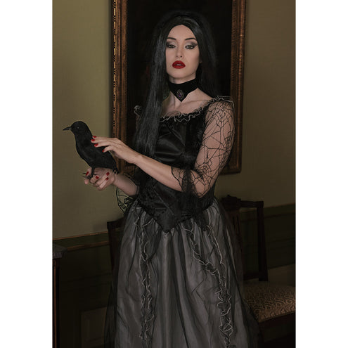 Boland Pruik lang haar zwart Emy