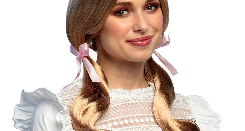 Boland Pruik Schoolmeisje strawberry blond