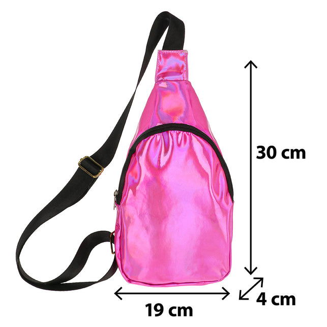 Boland Roze crossbody tas Holo (holografisch)