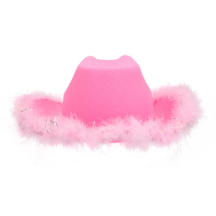 Boland Roze LED hoed Blush bandit (met verlichting)