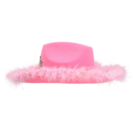 Boland Roze LED hoed Blush bandit (met verlichting)