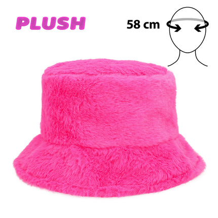 Boland Roze pluche bucket hat Rave (festival)