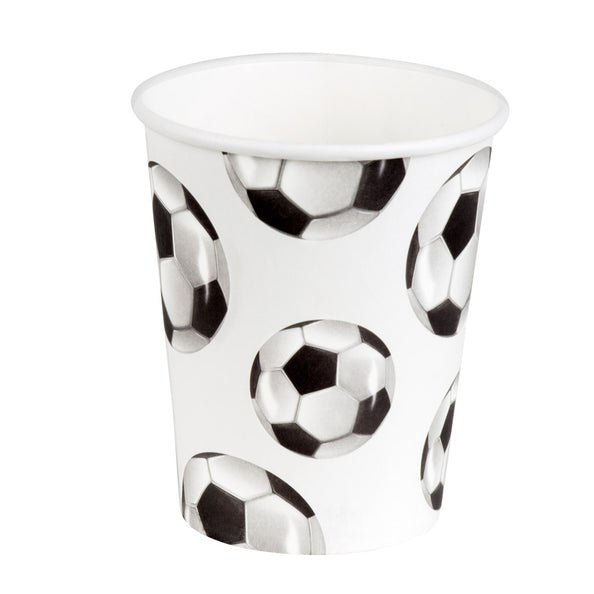 Boland Set 10 papieren bekertjes Voetbal