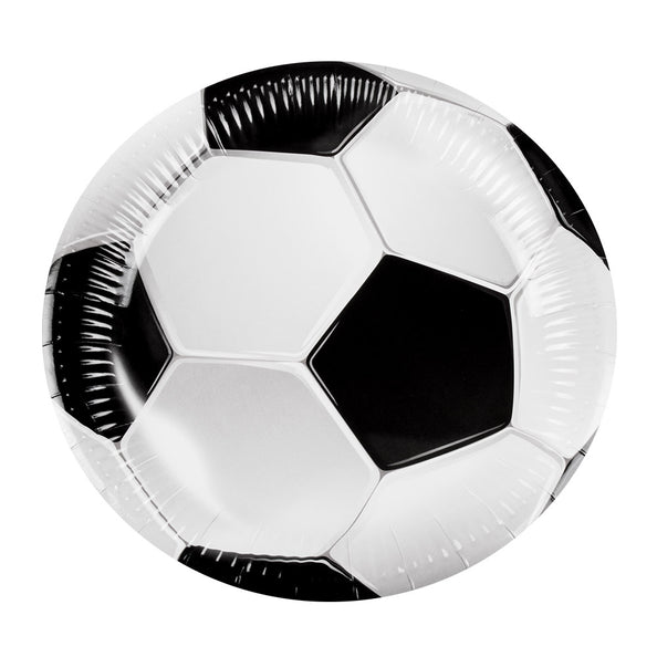 Boland Set 10 papieren bordjes Voetbal