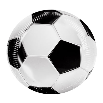 Boland Set 10 papieren bordjes Voetbal
