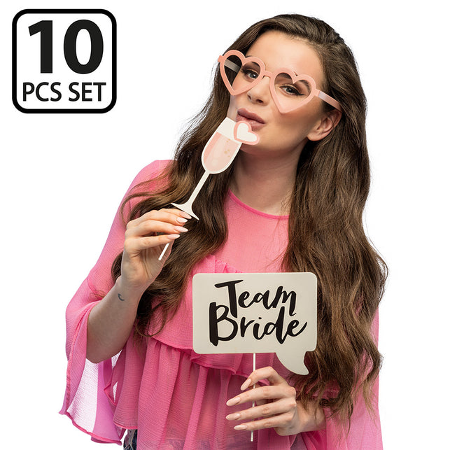 Boland Set 10 photo props Bride to be