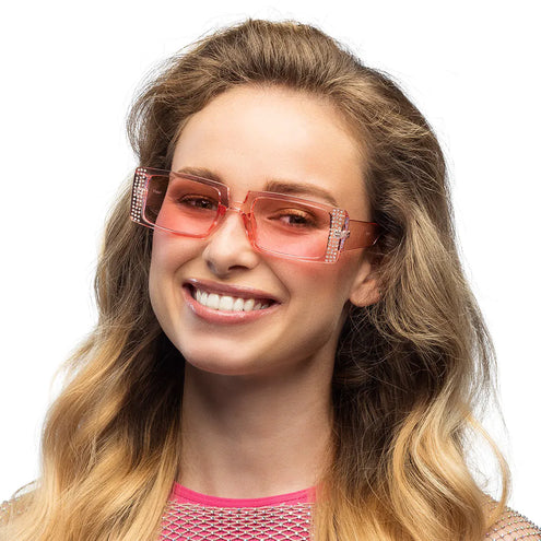 Boland Set 2 partybrillen Escape zwart/roze