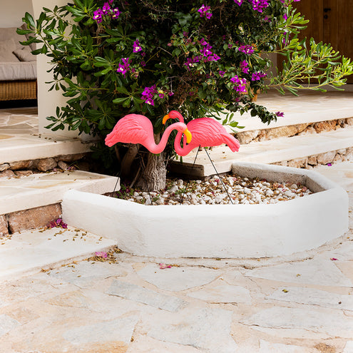Boland Set 2 tuindecoraties Flamingo