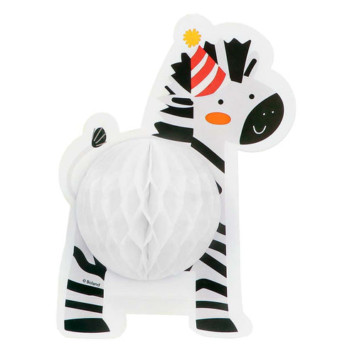 Boland Set 4 honingraat tafeldecoraties Safari