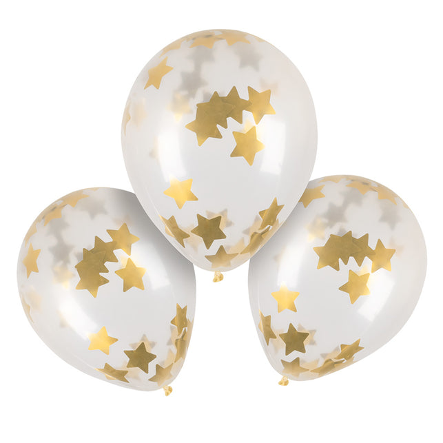 Boland Set 5 latex confettiballonnen Eid Mubarak