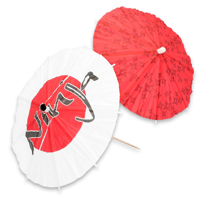 Boland Set 6 IJsparasols 'Ninja'