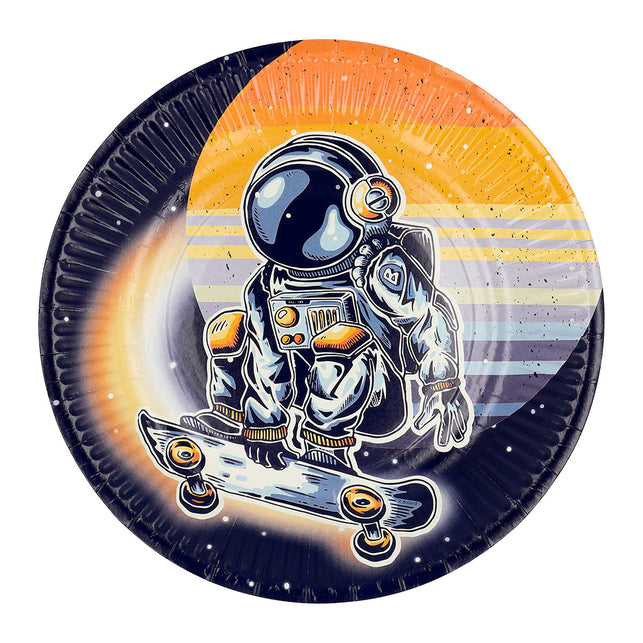 Boland Set 8 papieren bordjes Space