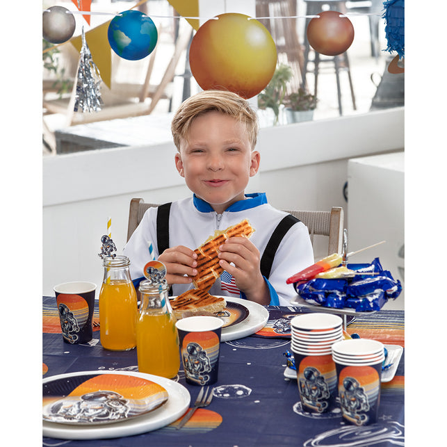 Boland Set 8 papieren bordjes Space