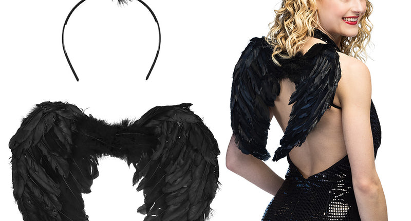 Boland Set Engel promo zwart