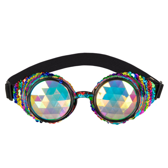 Boland Steampunk bril Mirage regenboog