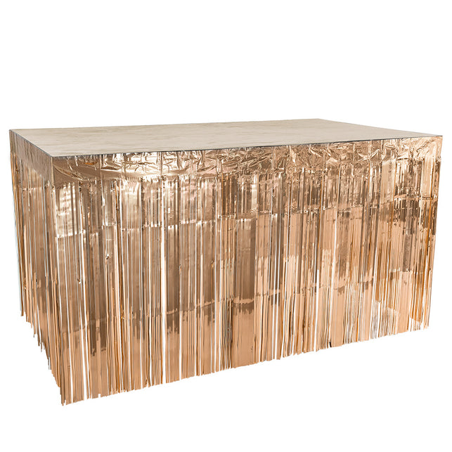 Boland Tafelrok Metallic rosegoud